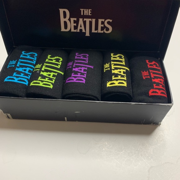 The Beatles Socks 5 Pair Boxed Gift Set New - Picture 4 of 4